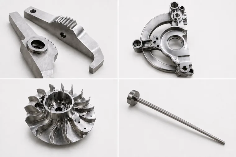 Komplexe Dreh-Frästeile aus Aluminium und Stahl